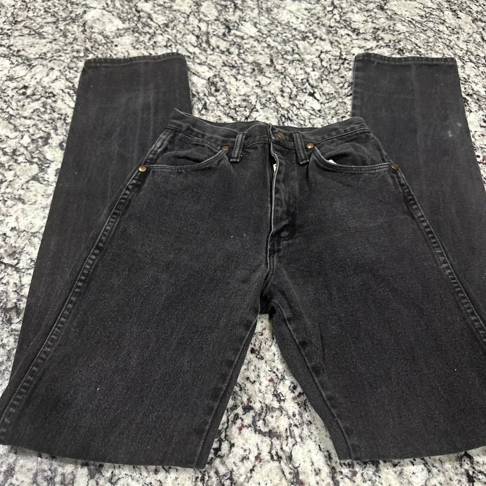 VTG Wrangler Women's Denim Black Jeans‎ NA69BK 3x36 Western Cowgirl